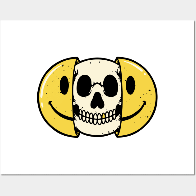 Skull Smile Wall Art by MaxGraphic